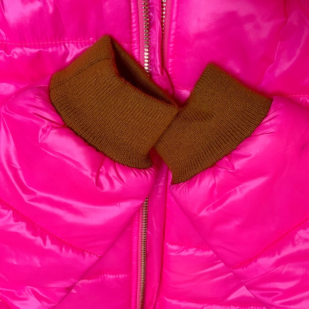 Aviator Nation Pink 5 Stripes Trekker Jacket sz 14 - Picture 7 of 13